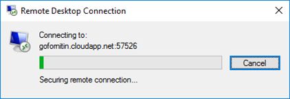 connecting to my virtual machine